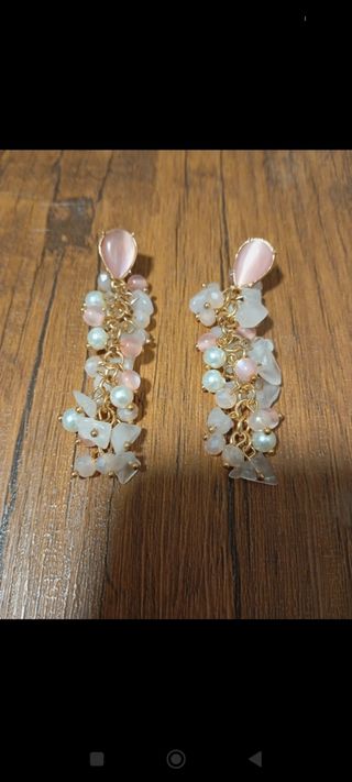 Orecchini pendenti oro rosa