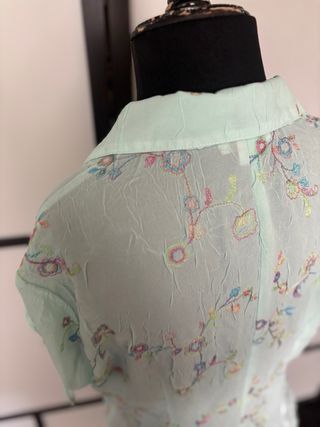 Blusa vintage años 80 floral