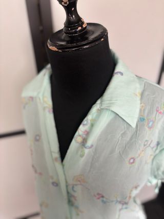 Blusa vintage años 80 floral