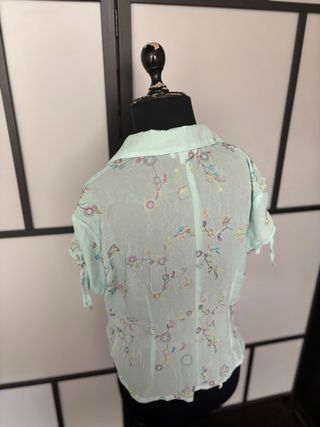 Blusa vintage años 80 floral