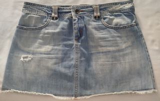 Minifalda vaquera Stradivarius - Azul