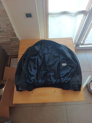 Giacca Bomber Pelle Nera