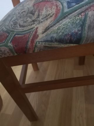 3 Sillas madera 