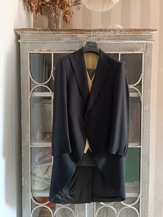 Chaqué negro ceremonia 