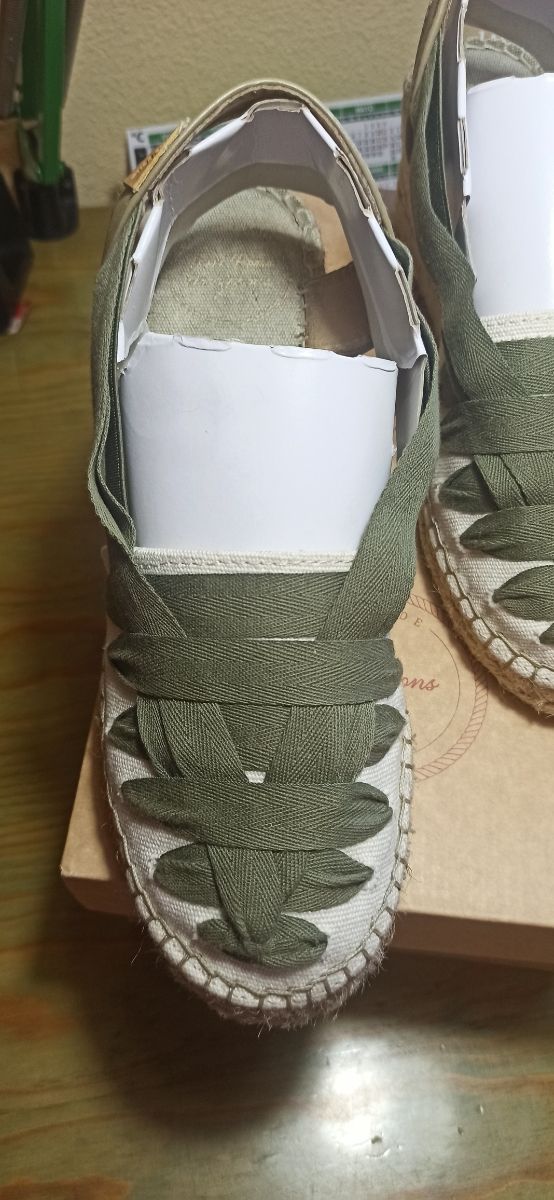 Alpargatas Caqui - Lona - Cuña