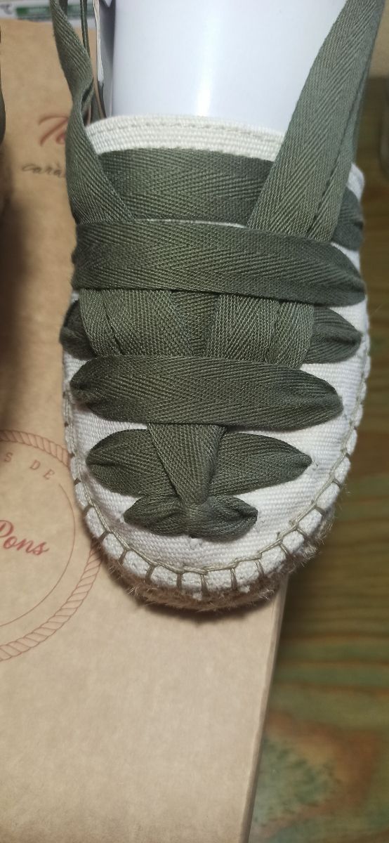 Alpargatas Caqui - Lona - Cuña