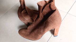 Botines Marrón Piel - Talla 37