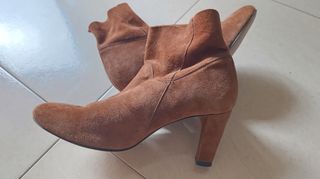 Botines Marrón Piel - Talla 37