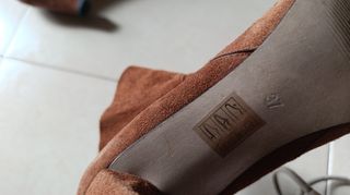 Botines Marrón Piel - Talla 37