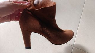 Botines Marrón Piel - Talla 37