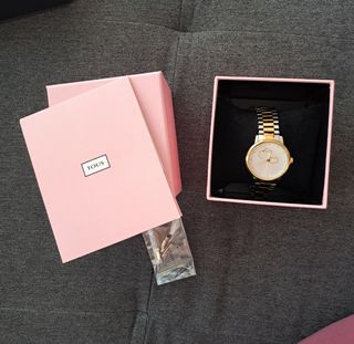 Reloj Tous Bear Time bicolor.