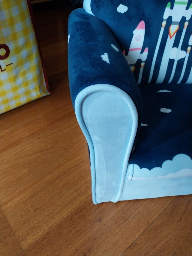 Sillón infantil tapizado