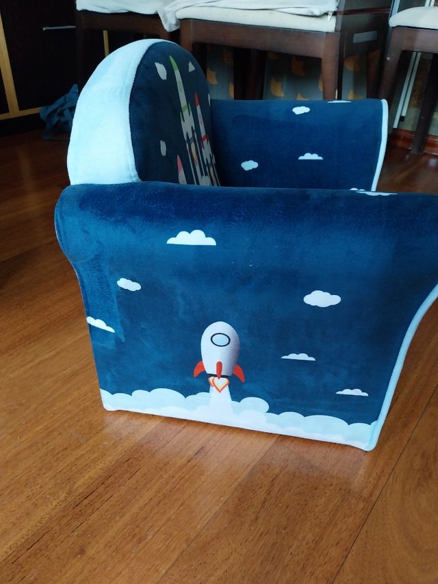 Sillón infantil tapizado