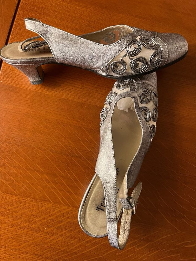 Zapatos Trece Damas Plata