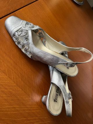Zapatos Trece Damas Plata