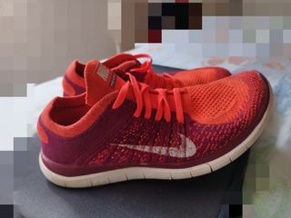 Zapatillas Nike Free Flyknit 4.0 - Naranja-Rojo