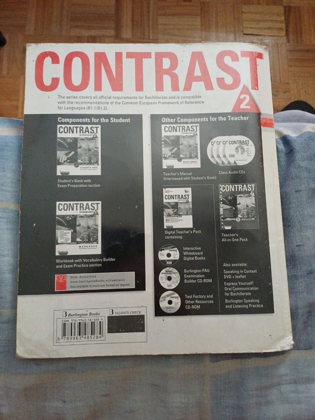 CONTRAST workbook 2° bachillerato.