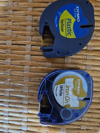 Pack 2 Recambios Dymo: plastic yellow y iron-on