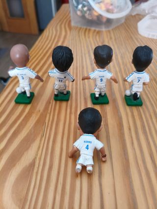 5 Figuras Real Madrid club de fútbol (7.5cm) 96/97
