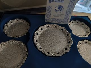 5 Piattini COMSES argento