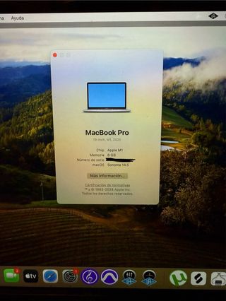 MacBook Pro M1 Gris Plata 8/256