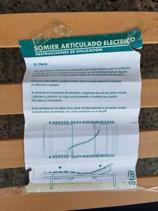 Somier Articulado Eléctrico de 90x190