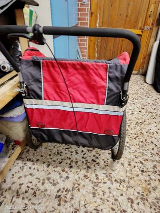 Remolque bici o caminar para 1 o dos niños o masco