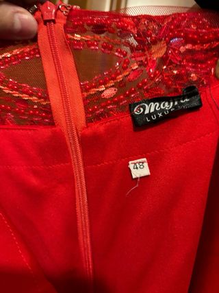 Vestito Lungo Rosso - Elegante