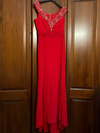 Vestito Lungo Rosso - Elegante