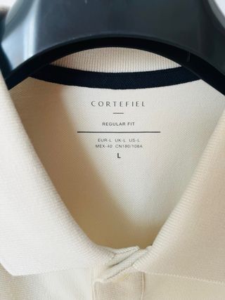 Polo Cortefiel beige talla L - nuevo