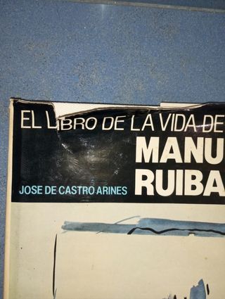 LIBRO DE LA VIDA DE MANUEL RUIBAL DEDICADO