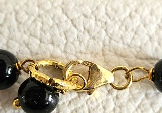 Collana in  argento 925 perle e agata naturali