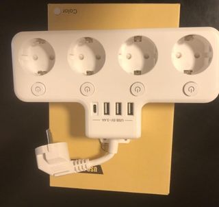Multipresa 4 prese + USB