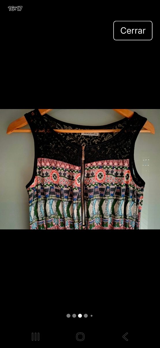 Mono largo estampado multicolor - Talla XL