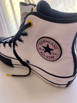 Converse All Star Plata-Blanco