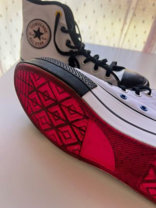 Converse All Star Plata-Blanco