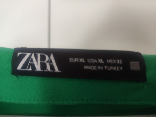 Falda pantalón ZARA verde