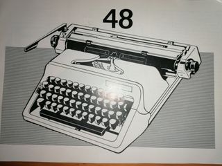 Máquina escribir Erika 48 Vintage