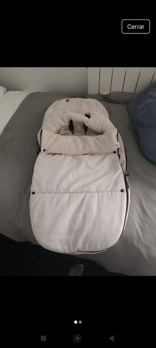 Saco Bugaboo invierno beige