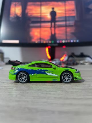 Hot Wheels Premium Fast & Furious Eclipse verde 