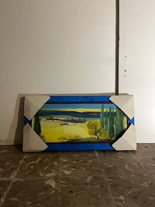 Cuadro paisaje - Acrílico sobre madera