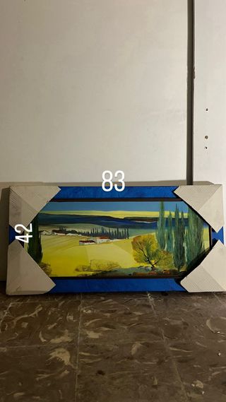 Cuadro paisaje - Acrílico sobre madera