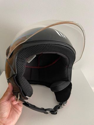 Casco Moto Negro MHelmets L