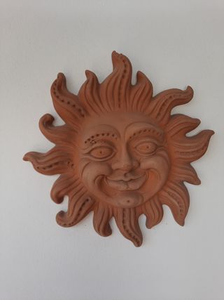 Maschera sole terracotta