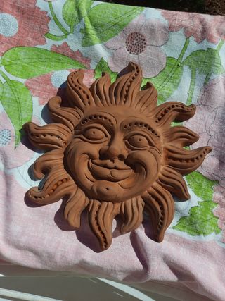 Maschera sole terracotta
