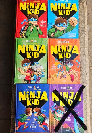 5 Libros de Ninja Kid
