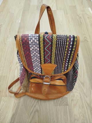 Mochila étnica pequeña