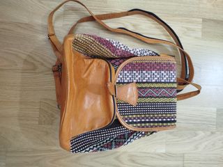 Mochila étnica pequeña