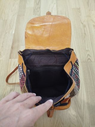Mochila étnica pequeña