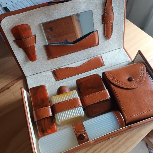 Neceser afeitado vintage